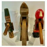Carved Wood Nutcrackers