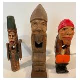 Carved Wood Nutcrackers