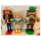3 Erzgebirge Nutcrackers