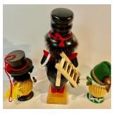 2 Steinbach Ornaments and a Steinbach Nutcracker