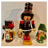 2 Steinbach Ornaments and a Steinbach Nutcracker