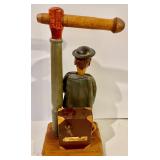 Carved Wood Wine and Bottle Opener