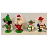 4 Small Smokers and Ornaments