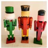 Set of Three Fun Nutcrackers