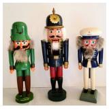 Set of three Dazzling Nutcrackers.