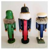 Set of three Dazzling Nutcrackers.