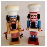 Set of Two Chef Nutcrackers
