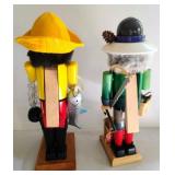 Set of 2- Hunting and Fishing Nutcracker