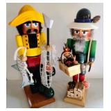 Set of 2- Hunting and Fishing Nutcracker