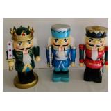 Set of three Dazzling Nutcrackers