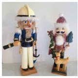 Set of two Festive Nutcrackers