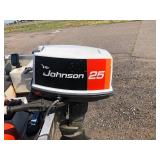 1972 Mirrorcraft 14ft Aluminum Boat with 25hp Johnson - Fishing boat with LOTS of fishing add-ons NO RESERVE