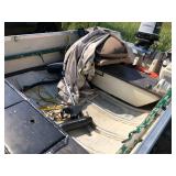 1972 Mirrorcraft 14ft Aluminum Boat with 25hp Johnson - Fishing boat with LOTS of fishing add-ons NO RESERVE