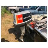1972 Mirrorcraft 14ft Aluminum Boat with 25hp Johnson - Fishing boat with LOTS of fishing add-ons NO RESERVE