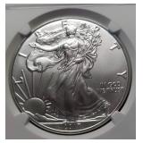 2017-W AMERICAN SILVER EAGLE MS69 NGC WEST POINT MINT