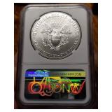 2017-W AMERICAN SILVER EAGLE MS69 NGC WEST POINT MINT