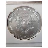 2017-W AMERICAN SILVER EAGLE MS69 NGC WEST POINT MINT