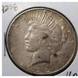 1925-S PEACE SILVER DOLLAR