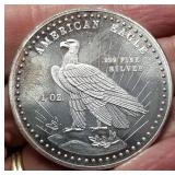 1 TROY OZ. .999 FINE SILVER 1981 WORLDWIDE MINT
