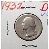 1932-D WASHINGTON QUARTER