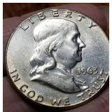 1963 FRANKLIN HALF DOLLAR