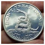 1 TROY OZ. .999 FINE SILVER DON