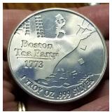 1 TROY OZ. .999 FINE SILVER DON