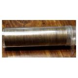 1944 DATE ROLL OF 50 WHEAT CENTS IN TUBE