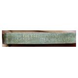 1000 grains (2.08 Oz) STERLING SILVER (92.5%) TS BREMEN ART BAR