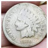1880 INDIAN HEAD CENT IN AIRTITE