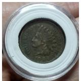 1904 INDIAN HEAD CENT XF DETAILS IN AIRTITE