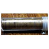 1945 DATE ROLL OF 50 WHEAT CENTS IN TUBE
