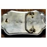 1921 MORGAN SILVER DOLLAR BELT BUCKLE