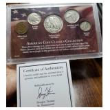 5 US COIN SET WALKING LIB 50C STANDING 25C MERCURY 10C BUFFALO 5C INDIAN 1C