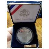 2004 US COMMEMORATIVE SILVER DOLLAR LEWIS & CLARK