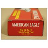 50 Federal American Eagle .45 GAP 185 Gr TMJ Ammo