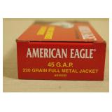 50 Federal American Eagle .45 GAP 230 Gr FMJ Ammo