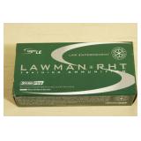 50 Speer LE Lawman RHT .40 S&W 125 Gr Frangible CF Ammo