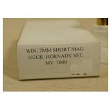 20 Custom Load 7mm Win Short Mag 162 Gr Hornady SST Ammo