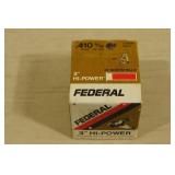 25 Federal .410 Gauge 3" 6 Shot Shotshells