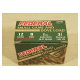 20 Federal 12 Gauge 2-3/4" 8 Shot Shotshells