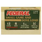 20 Federal 12 Gauge 2-3/4" 8 Shot Shotshells