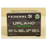25 Federal Upland 20 Gauge 2-3/4" Steel 7-1/2 Shot Shotshells
