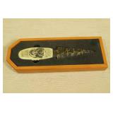 Chief Joseph Arrowhead Style Dagger with Wall or Table Display