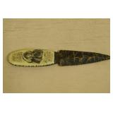 Chief Joseph Arrowhead Style Dagger with Wall or Table Display
