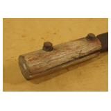 Antique Machete with Primitive Wood Handle