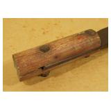 Antique Machete with Primitive Wood Handle