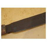 Antique Machete with Primitive Wood Handle