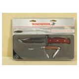 Winchester Fixed Blade and Stockman Knife Set