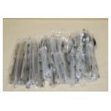 Unused Hanford Forge Stainless Flatware - Wood Flower